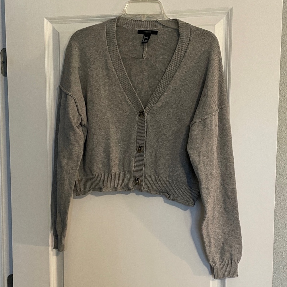 Forever 21 Gray Women's Cardigan
